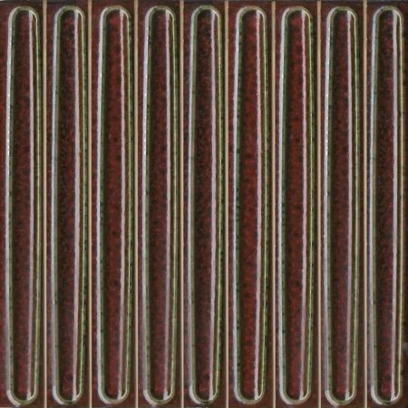 Декор чипсет Далия красный тёмный глянцевый 20x20x0,95