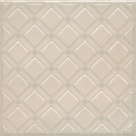 Декор Бахия 1 бежевый светлый глянцевый 9,8x9,8x0,7