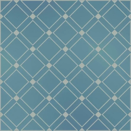 Декор Бахия 1 бирюзовый глянцевый 9,8x9,8x0,7