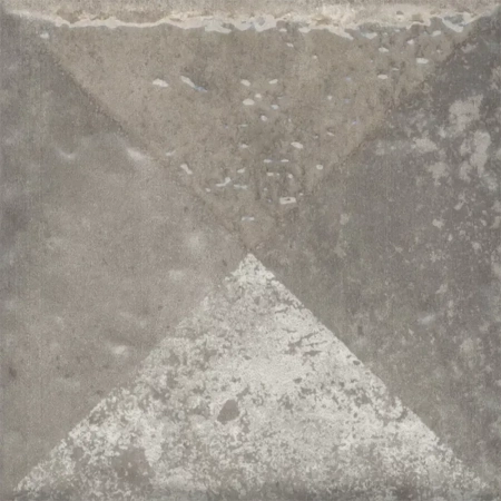 Декор Спартель 4 серый матовый 9,8x9,8x0,7
