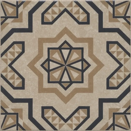 Декор Касабланка бежевый светлый матовый 20x20x0,8