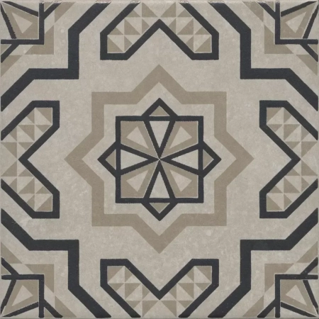 Декор Касабланка серый светлый матовый 20x20x0,8