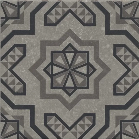 Декор Касабланка серый матовый 20x20x0,8