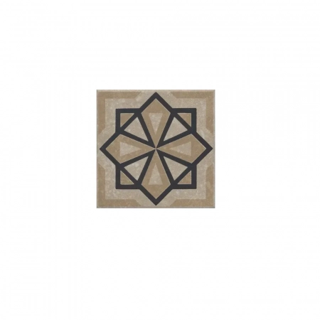Декор Касабланка бежевый светлый матовый 9,8x9,8x0,7