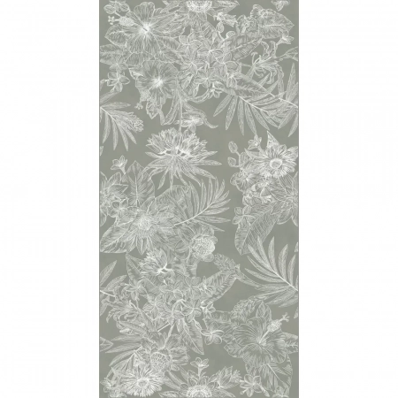 Декор Таделакт зелёный светлый матовый обрезной 60x119,5x0,9