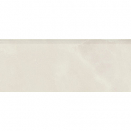 Плинтус Махкама бежевый светлый глянцевый обрезной 30x12x1,3