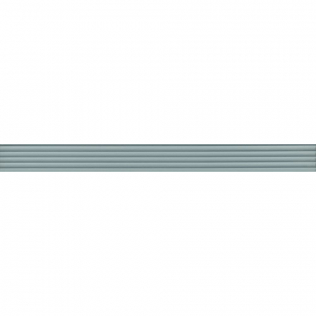 Бордюр Монфорте ментоловый структура матовый обрезной 40х3,4