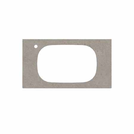 Спец. изделие декоративное для раковин, встраиваемых сверху MAGICA Риккарди 90 см, серый матовый