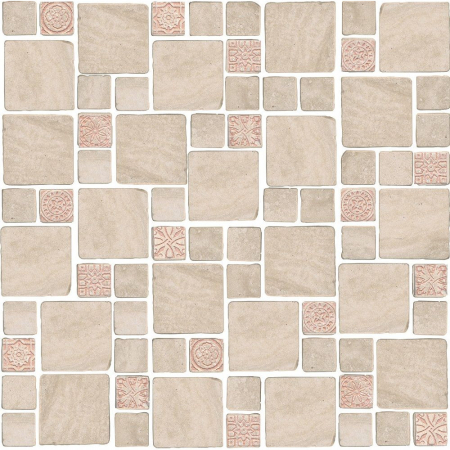 Декор Риальто Антика 4 мозаичный бежевый светлый матовый 30х30