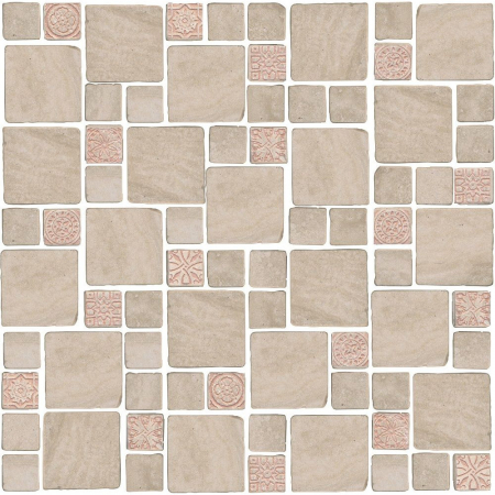 Декор Риальто Антика 4 мозаичный бежевый матовый 30х30
