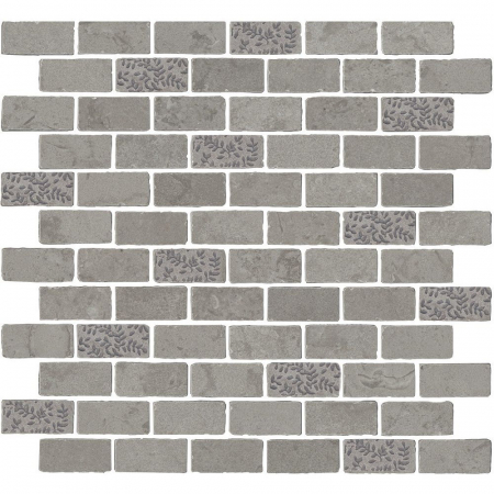 Декор Про Лаймстоун Антика 2 мозаичный серый матовый 32х30