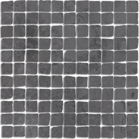 Декор Про Лаймстоун Спакко мозаичный серый тёмный матовый 20х20