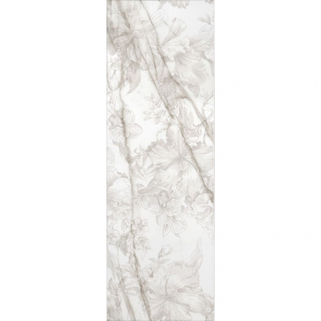 Декор Прадо цветы глянцевый обрезной 40х120