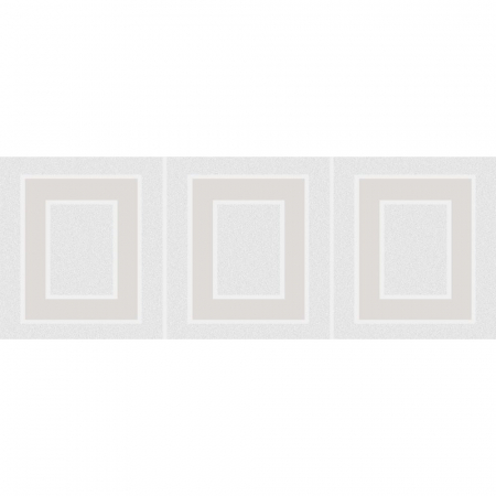 Декор Вилланелла Геометрия белый глянцевый 15х40