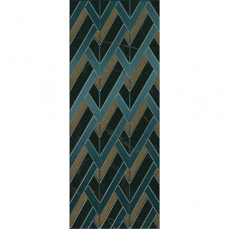 Декор Алькала глянцевый 20х50