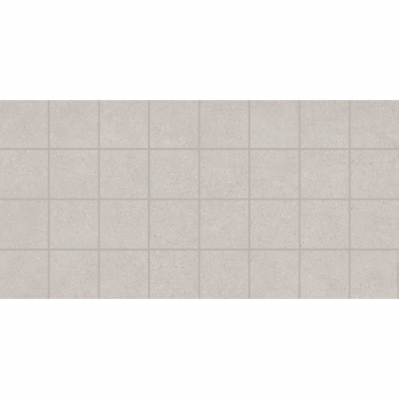 Декор Монсеррат мозаичный серый светлый матовый 40х20
