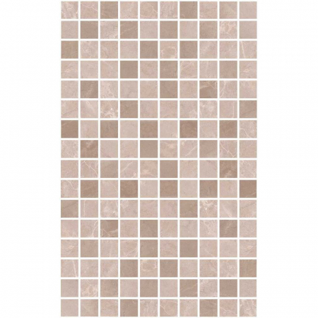 Декор Гран Пале бежевый мозаичный глянцевый 25х40