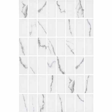 Декор Мираколи мозаичный белый глянцевый 20x30x0,69