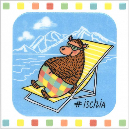 Декор Большое путешествие Искья глянцевый 20х20