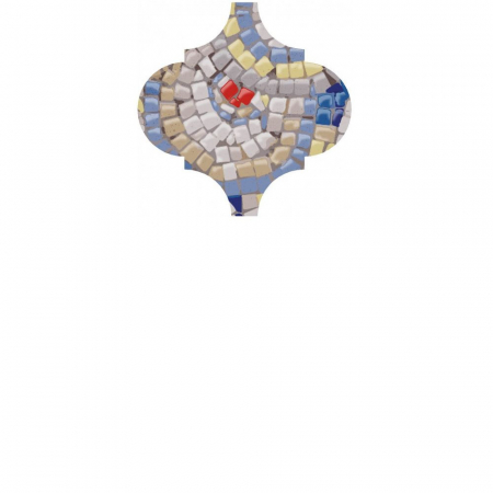 Декор Арабески Майолика Гауди глянцевый 6,5х6,5