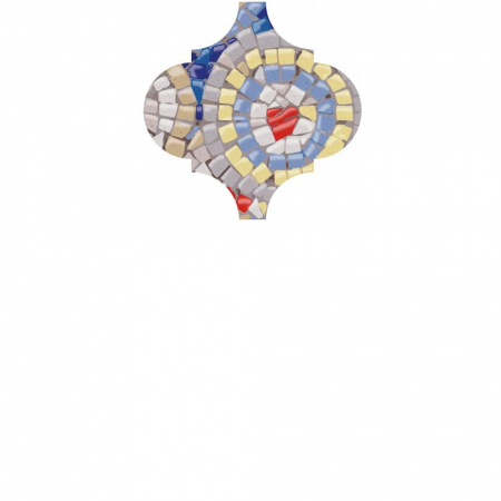 Декор Арабески Майолика Гауди глянцевый 6,5х6,5