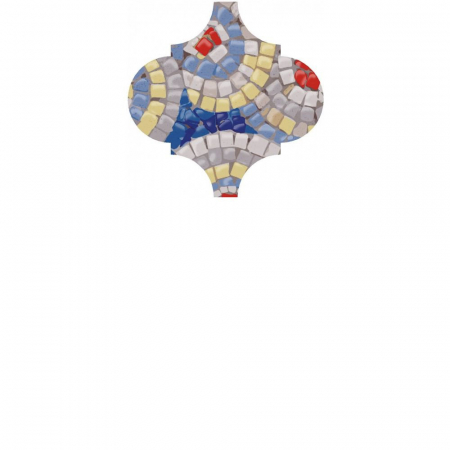 Декор Арабески Майолика Гауди глянцевый 6,5х6,5