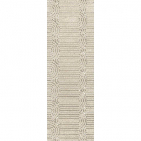 Декор Безана бежевый матовый обрезной 25х75