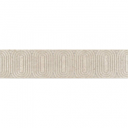 Бордюр Безана бежевый матовый обрезной 25х5,5