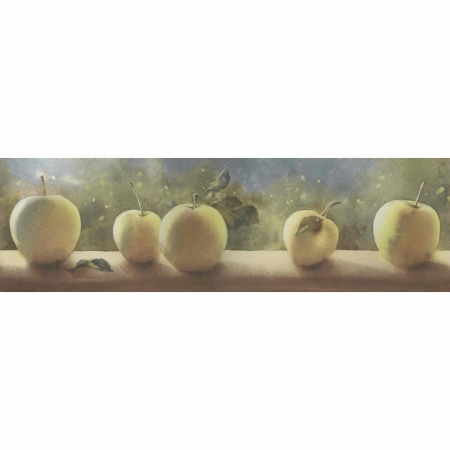 Декор Тракай 2 глянцевый 8,5х28,5