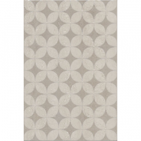 Декор Туф бежевый светлый глянцевый 20x30