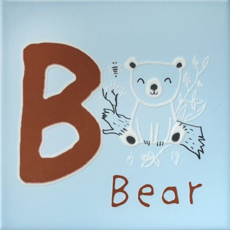 Декор Зоопарк ?B? матовый 20х20