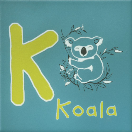 Декор Зоопарк ?K? матовый 20х20