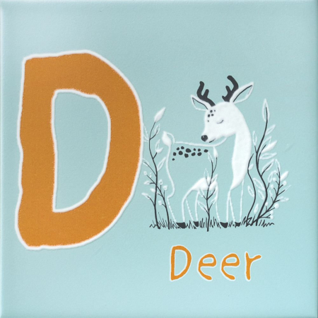 Декор Зоопарк ?D? матовый 20х20