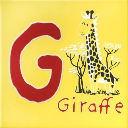 Декор Зоопарк ?G? матовый 20х20