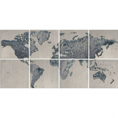 Панно Вокруг Света 80х40 из 8 частей (20х20)
