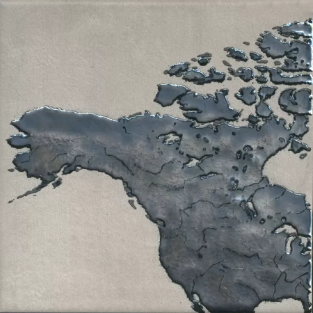 Панно Вокруг Света 80x40x0,69 из 8 частей (20х20)