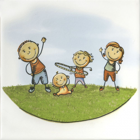 Декор Весёлые старты Аэробика 20х20