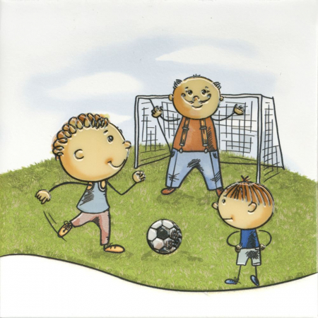 Декор Весёлые старты ?Футбол? 20х20