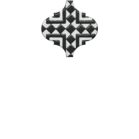 Декор Арабески глянцевый орнамент глянцевый 6,5х6,5