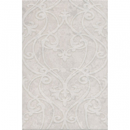 Декор Ферони серый светлый матовый 20х30