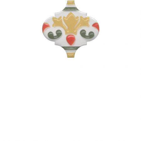 Декор Арабески Майолика орнамент глянцевый 6,5х6,5