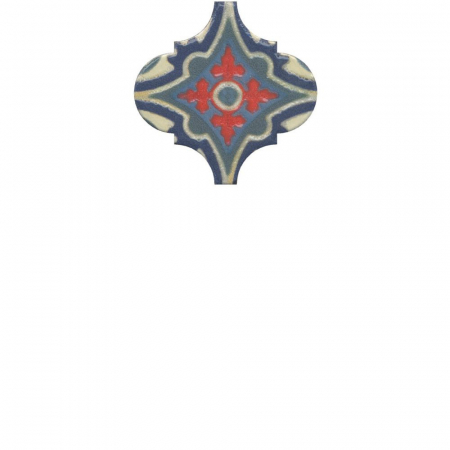 Декор Арабески Майолика орнамент глянцевый 6,5х6,5