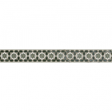Бордюр Серенада 3 лаппатированный обрезной 60х7,2