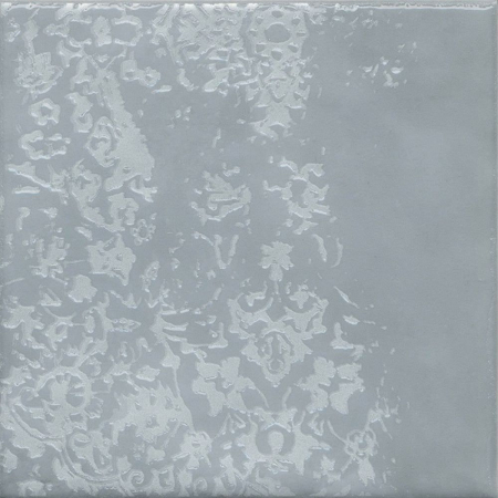 Декор Адриатика 2 голубой глянцевый 20x20x0,69