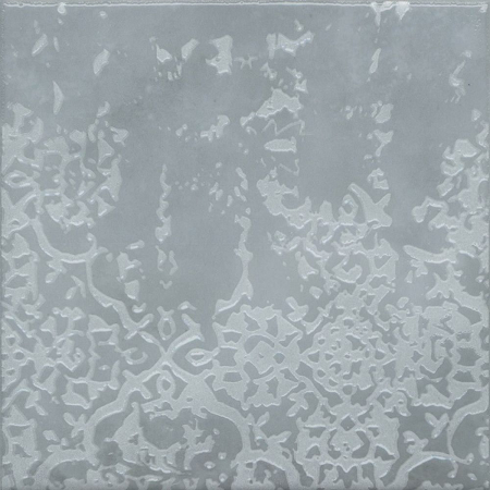 Декор Адриатика 4 голубой глянцевый 20x20x0,69