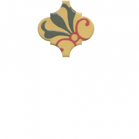 Декор Арабески Майолика орнамент глянцевый 6,5х6,5