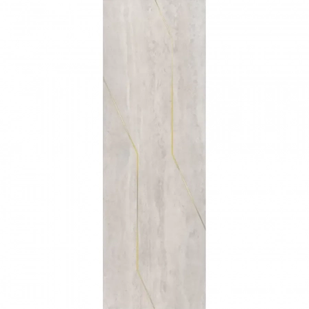 Декор Эвора бежевый светлый глянцевый обрезной 30x89,5x0,9