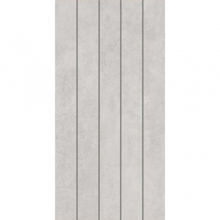 Декор чипсет Догана серый светлый матовый обрезной 40x80x1
