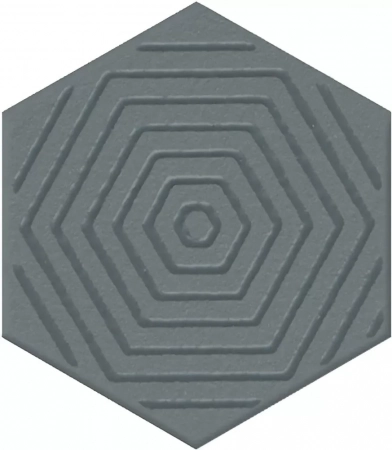 Декор Агуста синий матовый 6x5,2x0,69