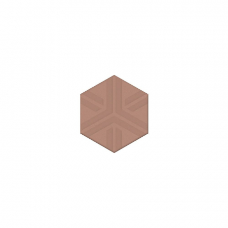 Декор Агуста розовый матовыи 5,2x6